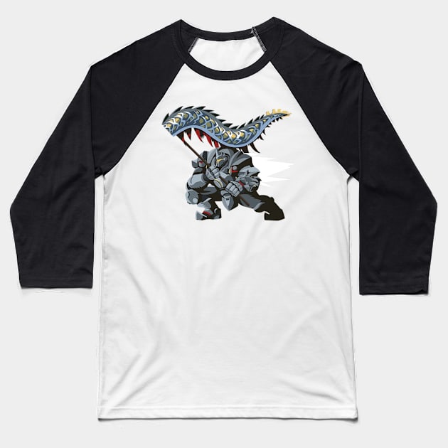 Reinhardt Dragon Dance Baseball T-Shirt by Genessis